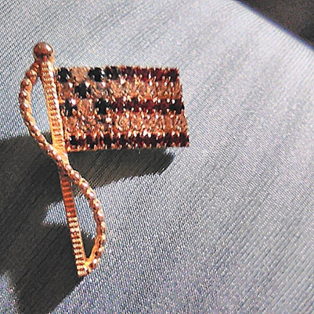 Vintage gold Flag